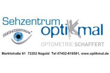 Logo für Sehzentrum Optikmal bei Schaffert Logo für Sehzentrum Optikmal bei Schaffert